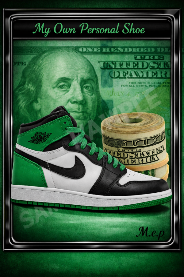 Money #1's Shoe Trading Card