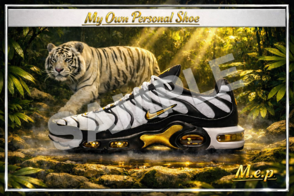 White Tiger Max Shoe Trading Card