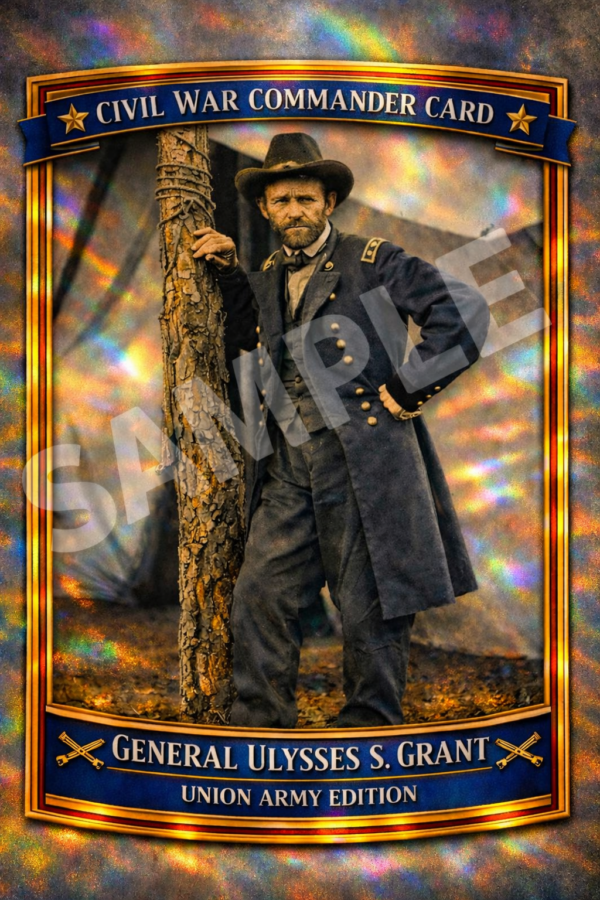 Civil War Grant Trading Card