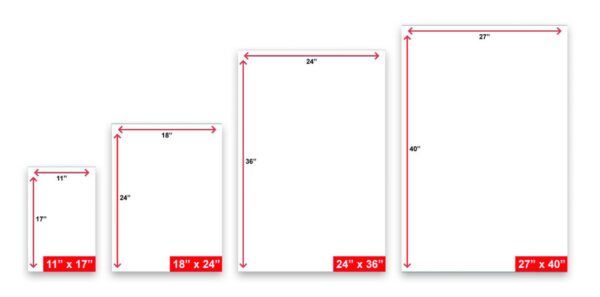 Custom Posters In Various Sizes